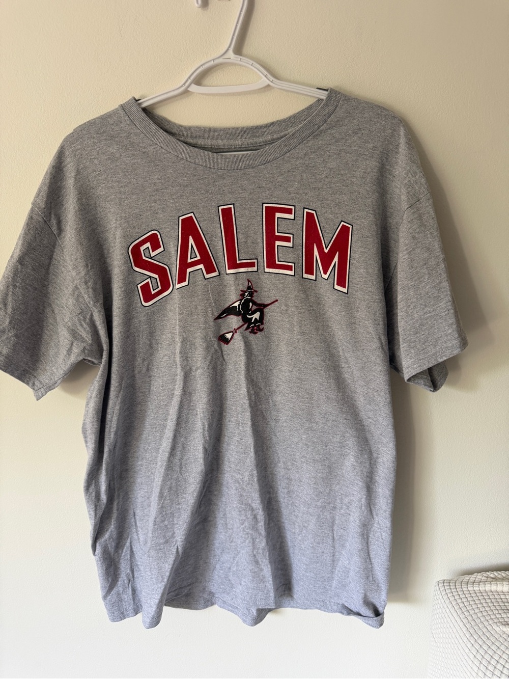 Salem Grey Short-Sleeve Graphic T-Shirt